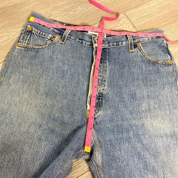 Re/Done Levi’s high rise ankle crop jeans - Picture 4 of 11